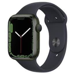Apple Watch (Series 7) 2021 GPS 45 - Alumínio Verde - Bracelete desportiva Preto