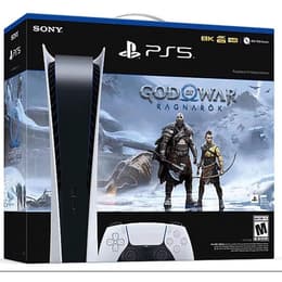 PlayStation 5 Digital Edition 825GB - Branco + God of War Ragnarok