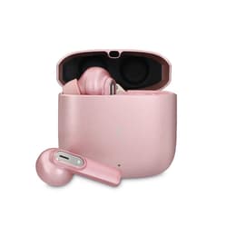 Ksix Spark Earbud Redutor de ruído Bluetooth Earphones - Rosa