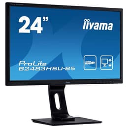 24-inch Iiyama Prolite B2483HSU 1920 x 1080 LED Monitor Preto