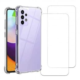 Capa Galaxy A52/Galaxy A52s 5G e 2 películas de proteção - TPU - Transparente