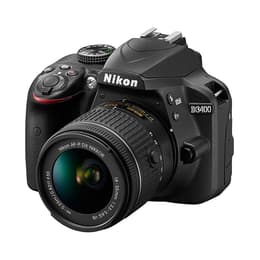Reflexo D3400 - Preto + Nikon AF-P DX Nikkor 18-55mm f/3.5-5.6G VR f/3.5-5.6G