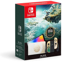 Switch OLED 64GB - Dourado - Edição limitada The Legend Of Zelda Tears Of The Kingdom
