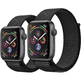 Apple Watch (Series 4) 2018 GPS + Celular 44 - Alumínio Cinzento sideral - Tecido de Nylon Preto