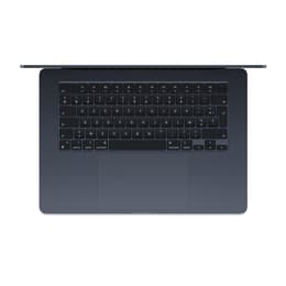 MacBook Air 15" (2023) - M2 da Apple com CPU 8‑core e GPU 10-Core - 8GB RAM - SSD 256GB - Ecrã padrão - AZERTY - Francês
