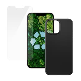 Capa iPhone 13 Pro e película de proteção - Plástico - Preto