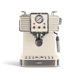 Máquinas de Café Espresso Sem cápsulas Livoo DOD174C L - Branco