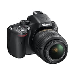 Reflexo D5100 - Preto + Nikon AF-S DX Nikkor 18-55mm f/3.5-5.6G VR f/3.5-5.6