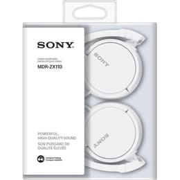 MDRZX110W redutor de ruído Auscultador- com fios (sector) com microfone - Branco