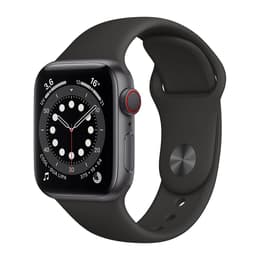 Apple Watch (Series 6) 2020 GPS 44 - Alumínio Cinzento - Bracelete desportiva Preto