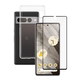 Capa 360 Google Pixel 7 e película de proteção - TPU - Transparente