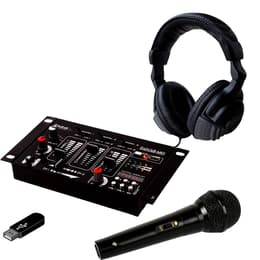 Ibiza Sound Kit Table de Mixage DJ21 USB Bluetooth + Casque SONO DJ + Micro Acessórios De Áudio