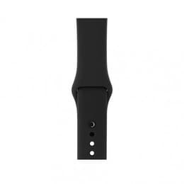 Apple Watch (Series 3) 38 - Alumínio Cinzento sideral - Circuito desportivo Preto