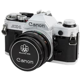 Reflexo AE-1 - Preto/Cinzento + Canon FD 50mm f/1.8 f/1.8
