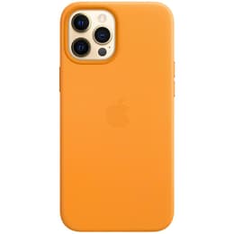 Capa Apple - iPhone 12 Pro Max - Magsafe - Couro Amarelo