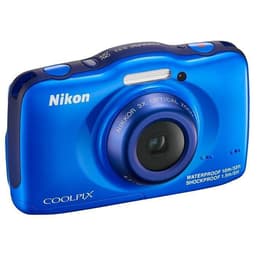 Compacto CoolPix S32 - Azul + Nikon Nikkor f/3,3-5,9 30-90mm f/3.3-5.9