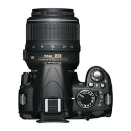 Reflexo D3100 - Preto + Nikon AF-S DX Nikkor 18-55mm f/3.5-5.6G VR + AF-S Nikkior 55-200mm f/4-5.6G ED f/3.5-5.6 + f/4-5.6