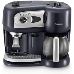 Máquina de café Expresso combinado Compatível com cápsulas e.s. e De'Longhi BCO 260CD.1 1.2L - Preto
