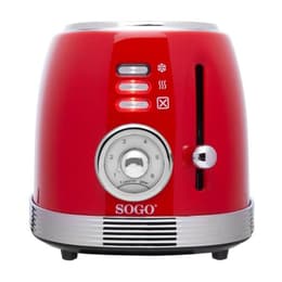 Torradeira Sogo TOS-SS-5460 2 compartimentos - Vermelho
