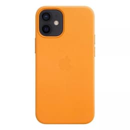 Capa em pele Apple - iPhone 12 mini - Magsafe - Couro Papoila da Califórnia