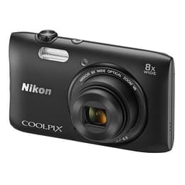 Compacto Coolpix S5300 - Preto + Nikon Nikkor 8x Wide Optical Zoom 25-200mm f/3.7-6.6 f/3.7-6.6