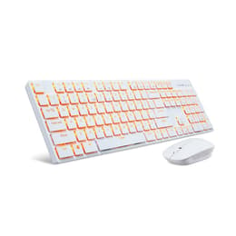 Acer Teclado QWERTY Italiano Sem fios Retro-iluminado ConceptD Combo Set