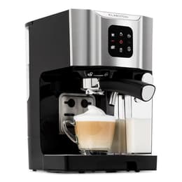 Máquina de café Expresso combinado Compatível com Nespresso Klarstein BellaVita 1.4L - Cinzento