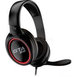 GTA 210 jogos Auscultador- com fios com microfone - Preto