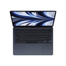 MacBook Air 13" (2022) - M2 da Apple com CPU 8‑core e GPU 8-Core - 8GB RAM - SSD 512GB - Ecrã padrão - QWERTY - Italiano