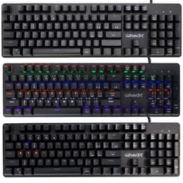 Cortek Teclado QWERTY Italiano Retro-iluminado Honeycomb 3325 Kit Mouse and Keyboard