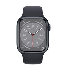 Apple Watch (Series 8) 2022 GPS 41 - Alumínio Preto - Bracelete desportiva Preto