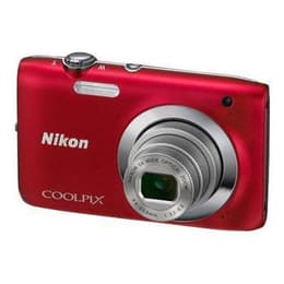 Compacto Coolpix S2600 - Vermelho + Nikon Nikkor Wide Optical Zoom 26-130 mm f/3.2-6.5 f/3.2-6.5