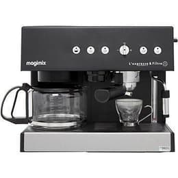 Máquina de café Expresso combinado Compatível com cápsulas e.s. e Magimix ED 135A 1.4L - Preto