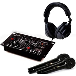 Ibiza Sound Kit Table de Mixage DJ21 USB Bluetooth + Casque SONO DJ + 2 Micros Acessórios De Áudio