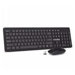 Victsing Teclado QWERTY Inglês (Reino Unido) Sem fios pc176