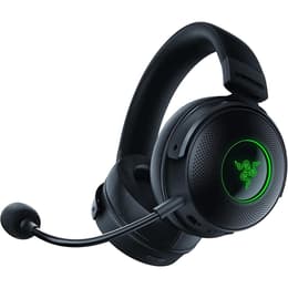Kraken V3 HyperSense redutor de ruído jogos Auscultador- com fios com microfone - Preto