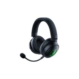 Kraken V3 HyperSense redutor de ruído jogos Auscultador- com fios com microfone - Preto