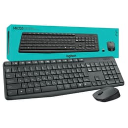 Logitech Teclado QWERTY Inglês (Reino Unido) Sem fios MK235
