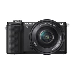 Compacto Alpha Ilce 5000 - Preto + Sony Sony 16-50mm f/3.5-5.6 + Sony 55-210mm f/4.5-6.3 OSS f/3.5-5.6 + f/4.5-6.3