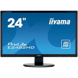 24-inch Iiyama ProLite E2472HD 1920 x 1080 LED Monitor Preto