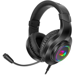 HYLAS H260RGB redutor de ruído jogos Auscultador- com fios (sector) com microfone - Preto