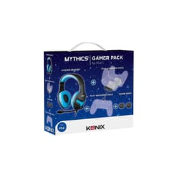 Microfone PlayStation 4 Konix BLACK AND BLUE PS4 GAMER PACK