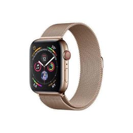 Apple Watch (Series 4) 40 - Aço inoxidável Dourado - Milanese Dourado