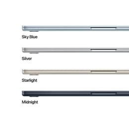 MacBook Air 15" (2025) - M4 da Apple com CPU 10‑core e GPU 10-Core - 16GB RAM - SSD 256GB - Ecrã padrão - QWERTY - Português