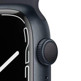 Apple Watch Series 7 (2021) GPS 45 mm - Alumínio Midnight - Bracelete desportiva Preto