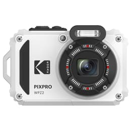 Compacto - Kodak Pixpro WPZ2 Branco + Lente Kodak Zoom Optique 4X 27-108mm f/3-6.6