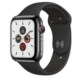 Apple Watch (Series 5) 2019 GPS + Celular 40 - Aço inoxidável Preto - Bracelete desportiva Preto