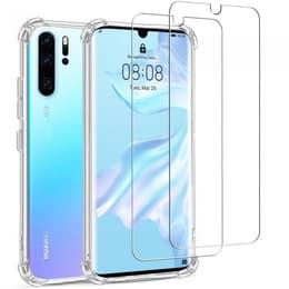 Capa Huawei P30 Pro/P30 Pro New Edition e 2 películas de proteção - TPU - Transparente