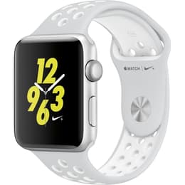 Apple Watch (Series 4) 2018 GPS 44 - Alumínio Prateado - Nike desportiva Branco