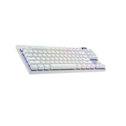 Logitech Teclado QWERTY Inglês (EUA) Sem fios Retro-iluminado G Pro X TKL Lightspeed
